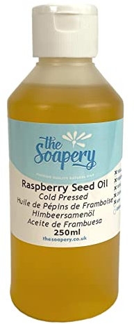 Olio di semi di lampone rosso, 250 ml, 100% puro pressato a freddo