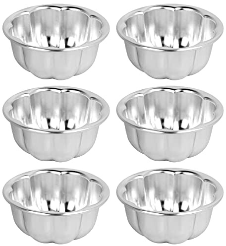 Cup Cake Molds Aluminum for Jello Nonstick Pudding Pan Cupcake Muffin Cups Cake Tartlets Baking Tool (3.5 x1.6inch)
