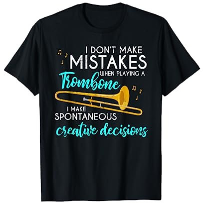 Orchester Musiker Geschenk Lustiges Posaune T-Shirt