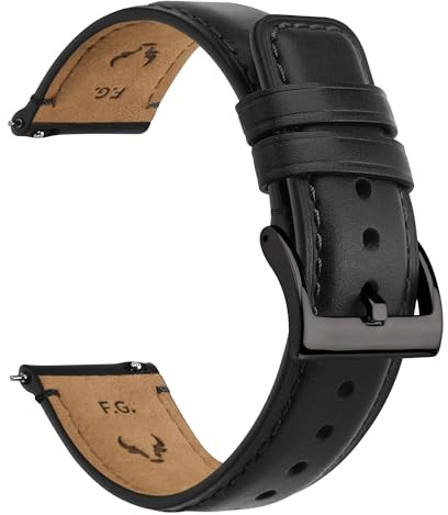 Fullmosa Leder Uhrenarmband Vintage-Ersatzarmband, Uhrenarmband 22mm 20mm 24mm 19mm 18mm Armband Uhr Zubehör für Herren Damen, Uhrband für Smartwatch und Universal-Uhren