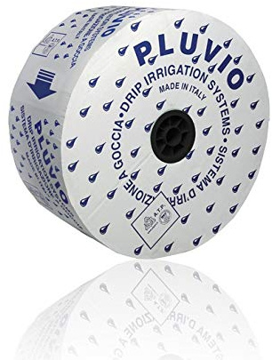 Bobina da 2500 MT D. 17 8 Mil Passo 40 CM MANICHETTA GOCCIOLANTE PLUVIO Tubo 2 LT/H