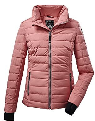 Killtec Damen Ksw 248 Wmn Ski Qltd Jckt Steppjacke/Skijacke mit abzippbarem Schneefang