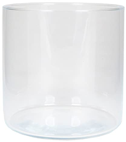 INNA-Glas Zylinder Blumenvase Sanny aus Glas, klar, 19 cm, Ø 19,1 cm - Glas Vase