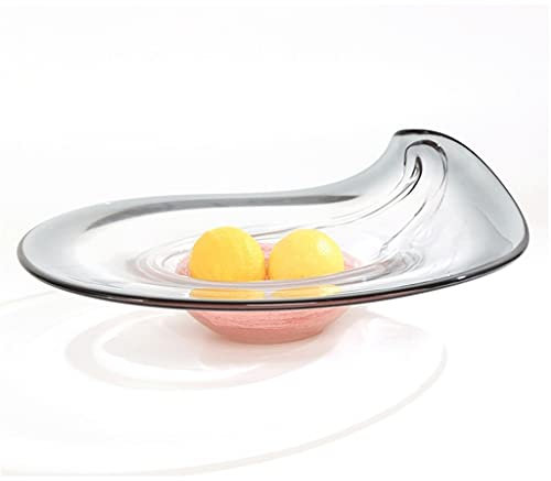 OUSIKA Cesto di frutta Ciotola di vetro Ciotole di frutta Decorazione Caramelle Piatto di frutta Vassoio da salotto Tavolino Portaoggetti Cesto di frutta Decorativo for tavolo Piatti