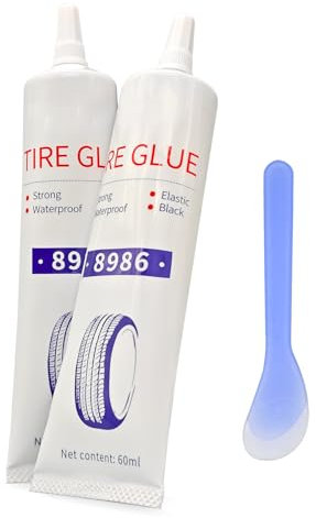 Sternstunde Colla Per Riparazione Pneumatici, Set Di Colla Per Pneumatici Impermeabile Da 120ml, Colla Per Riparazioni In Gomma Multiuso, Colla Istantanea Per Auto/Moto/Biciclettes
