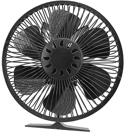 HONMEET 6 Fireplace Fan Protective Cover Stove Heat Powered Fan Energy Efficient