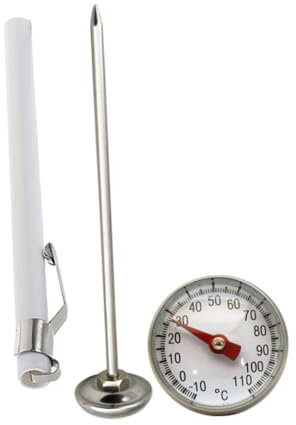 ORFOFE Milchpulver Thermometer Für Tragbare Wasser-temperaturmessung Langlebig Und Leicht Für Babyfläschchen Weiß