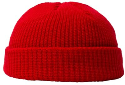 BrightGlow Wintermütze für Herren und Damen Trawler Beanie Watch Hat Roll-up Edge Skullcap Kurze Fischermütze mit Strickbündchen Beanie-Mütze Warm Skimütze Acryl-Strickmütze