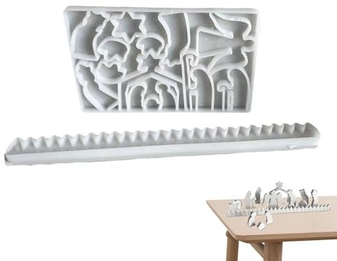 Christmas Resin Moulds, Advent Calendar Mould - Christmas Moulds Silicone Moulds - Epoxy Molds Resin Molds Desk Decorations, Ornaments Moulds Advent Calendar,