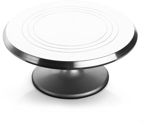 Baking Essentials - Alzata girevole per torte, 25,4 cm, realizzata in alluminio resistente