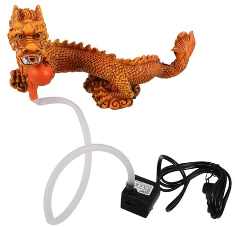 POPETPOP Aquarien-Drachen-deko Aus Kunstharz Mini-Drache Für Aquarien-Landschaft Drachen-Ornament Fürs Aquarium