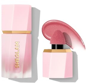 SHEGLAM Color Bloom - Colorete líquido para mejillas Finish-Love Cake