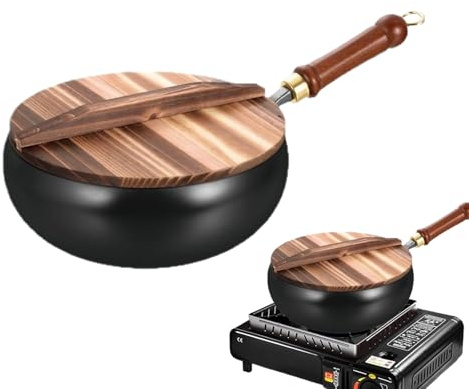 Padella Non Stick - Wok Induzione Della Cucina, Cucina Padella | Pentole Non Rivestite, Wok Di Preparazione Della Cucina, frigi Con Manico In Legno, Pentole A Induzione Del Fondo piato