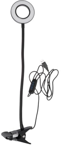 Operitacx Luz De Lectura Clip Led Flexible Para Escritorio Cuidado Vista Para Maquillaje y Estudio Casa