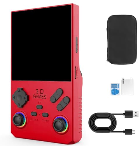 Handheld Gaming 4Inch Clear Screen 256GB Memory 40000 Preloaded Retro Modern Games Open Source Video Game Console