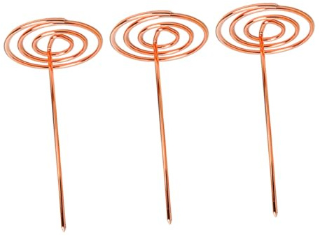 SOPOTUTU 3 pièces Porte-note Métal Menu Summons Fourchette Organisateur Factures Tickets pour Bureau Restaurant Anti-corrosion Pratique