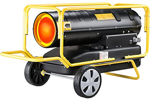 Riscaldatori a risparmio energetico, cherosene (35 kW) serbatoio da 38 l, riscaldatore ad aria forzata diesel per officina e industria, riscaldatore a tamburo commerciale per garage, officin