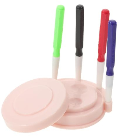 FRCOLOR Uhrenreparaturset 1 Satz Kunststoff Ölerstift für Uhrwerke | Kleine Ölschale, Öldipper Enthalten, für Professionelle Studioarbeit und Heimgebrauch, Präzise Schmierkontrolle