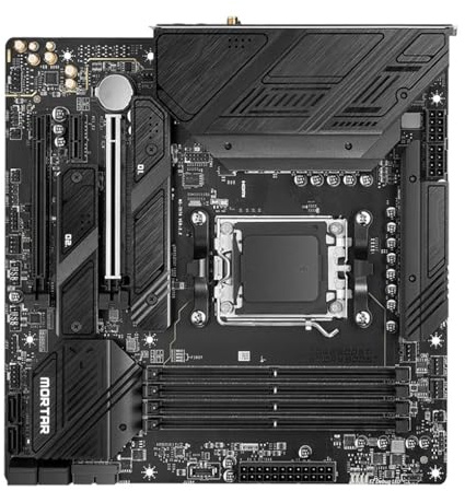motherboard Fit For MSI MAG B650M MORTAR WIFI Supporto della scheda madre AMD B650 AM5 Ryzen 7 7800X3D 5 7600X 8600G 9 7950X3D CPU DDR5 M.2 MATX