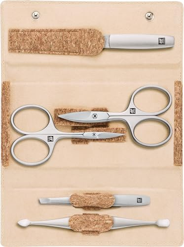 ZWILLING Maniküre Nagel-Set 5-teilig, Premium, Pediküre Pflege für Hände und Füße in Reisegröße aus Kork