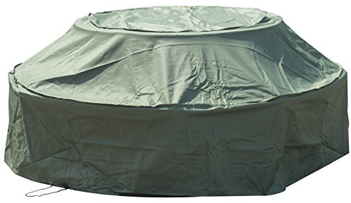 Woodside 8 Seater Round Outdoor Garden Picnic Table Cover 1.15m-1.8m x 0.5m-0.76m/3.8ft-5.9ft x 1.6ft-2.5ft
