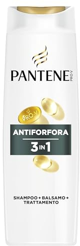 Pantene Pro-V 3-in-1 Anti-Schuppen Shampoo 250 ml Haar mit Schuppen, beruhigt die Haut und hilft, Schuppen zu reduzieren, schützt die Bindungen des Haares, ohne Mineralöl und Farbstoffe, Active