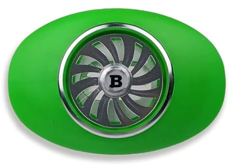 Battle Sports Spinner Oxygen Football Mouthguard - Superior Airflow & Better Performance, Maximum Protection & Breathability Football Mouthpiece, Works with Braces - Green