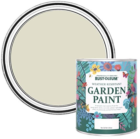 Rust-Oleum Beige Mould Resistant Garden Paint in Matt Finish - Relaxed Oats 750ml