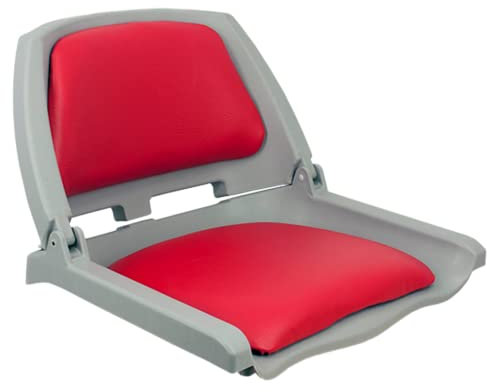 Springfield Bootsitz Marinesessel Vinyl-Polsterung Rot Boat Seat