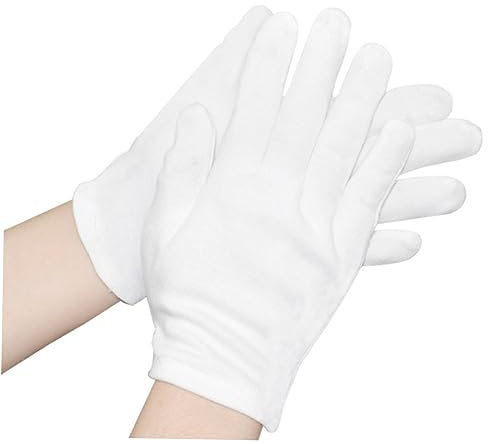 DOITOOL 20paar Baumwollhandschuhe Weiß Schutzhandschuhe Für Arbeit Garten Reinigung Leichte Dehnbare Arbeitshandschuhe Mit Schutzbarriere Für Hände Wiederverwendbar