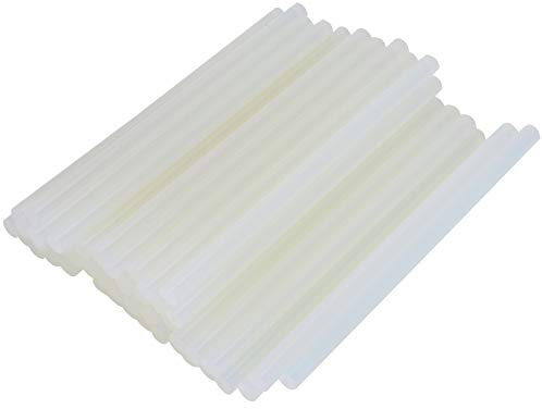Barras de Pegamento Termofusible de Alta Viscosidad, 50 Uds., Fuerte Resistencia a la Tracción, Respetuosas con el Medio Ambiente, Amplio (11×220mm transparente (apto para