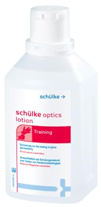 Schülke Optics Lotion, control de guantes UV