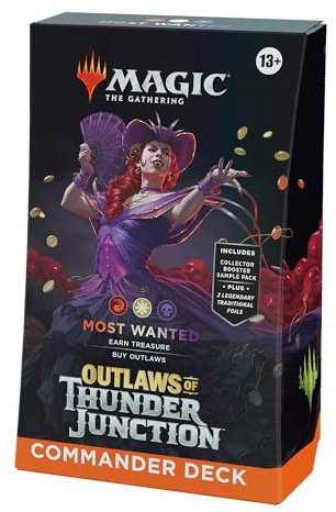 Magic: The Gathering- Outlaws of Thunder Junction-Commander SD4, Multicolor, 8.3 cm x 13.7 cm x 0.25 cm (Wizards The Coast D3284000)