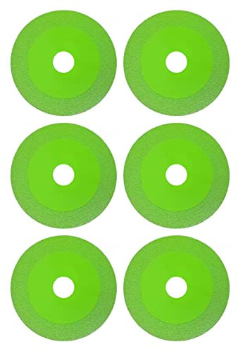 ZAWELIYO Disco da Taglio per Vetro, Mola Circolare con Lama Ad Alta Efficienza con Funzionamento Stabile per Bottiglie di Vino in Piastrelle di Ceramica per il Taglio del Vetro (6PCS)