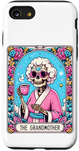 Coque pour iPhone SE (2020) / 7 / 8 Significations Des Cartes De Tarot De La Grand-mère