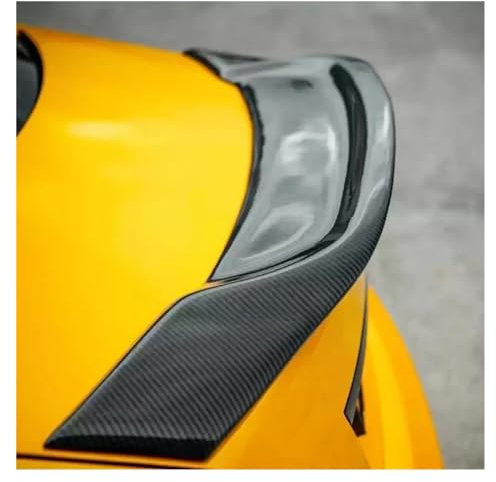 Heckflügel Für Benz C-Klasse W204 C200 C250 C300 4-türige Limousine 2008-2014 Heckspoiler Heckspoiler Lippe Heckspoiler Heckstoßstange(Carbon Fiber Pattern)