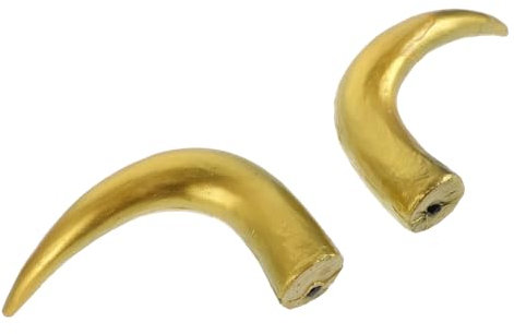 TOPBATHY Halloween Hörner Teufelshorn Stirnband Kunststoff Kopfschmuck Bull Hörner Set