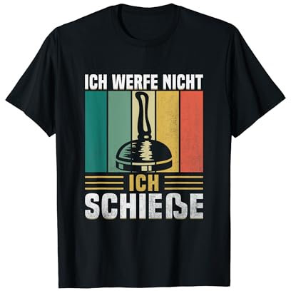 Eisstockschießen Wintersport Eisstock Saison Stockschütze T-Shirt