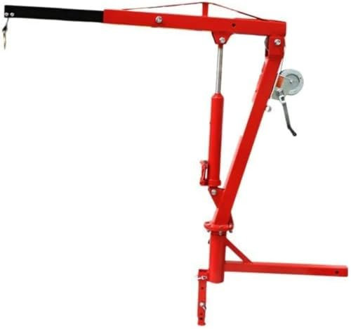elektrische seilwinde Hebekräne 500 Pfund Pickup-Truck hydraulischer Pwc-Dock-Ausleger-Motor-Hebekran-Kupplungsmontage-Lift 2-Kupplungsmontage rot Seilwinde Elektrisch