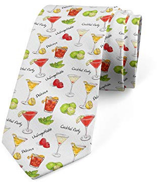 BHHJKK Corbata moderna multicolor para hombre, Verde lima coral oscuro, Talla única