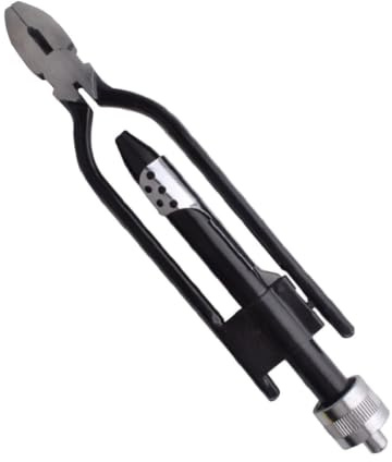Pinces de Verrouillage en Acier Noir, Coupe-fil et Torsion, 6 Pouces | Usage Industriel et Aéronautique, Sécurité de Verrouillage, Manipulation, pour Fils et Câbles