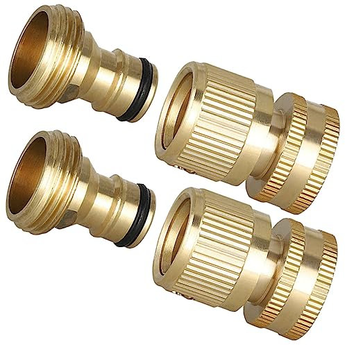 VICASKY 2ensembles Raccords De Tuyau De Jardin à Rapide Pouce Adaptateur De Remplacement Pour Tuyau Arrosage