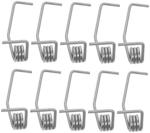 Gatuida 10 Piezas De Resortes Para Refrigerador De Puerta Francesa Piezas De Repuesto Para Congelador Resortes Para Puerta De Congelador Pestillo