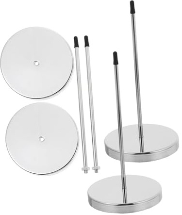 POPETPOP 4 pièces Porte Mémo Inoxydable Organisateur Ticket Caisse Cuisine Restaurant Support Menu Insert Spike Fourchette pour Factures et Commandes