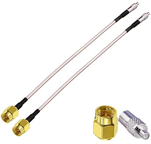 TUOLNK 2 Pack 6 SMA auf TS9 Verlängerungskabel SMA Stecker auf TS9 Buchse Antennenadapterkabel 4G Antennenrouter