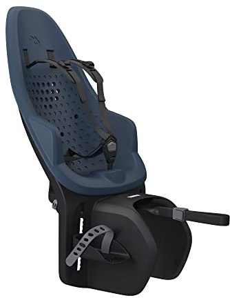 Thule Yepp 2 Maxi Rack Mount Fahrradkindersitz Zur Gepäckträgermontage Majolica Blue, One-Size
