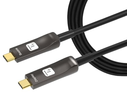 Techly ICOC-U3C-HY-020 câble USB 20 m USB C Noir