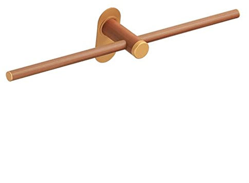 Handtuchstangen Handtuchhalter, Badezimmer-Handtuchhalter, Badezimmer-Doppel-Badezimmer-Aufbewahrungs-Handtuchhalter, an der Wand montierter Badezimmer-Handtuchhalter aus Holz, Handtuchhaken
