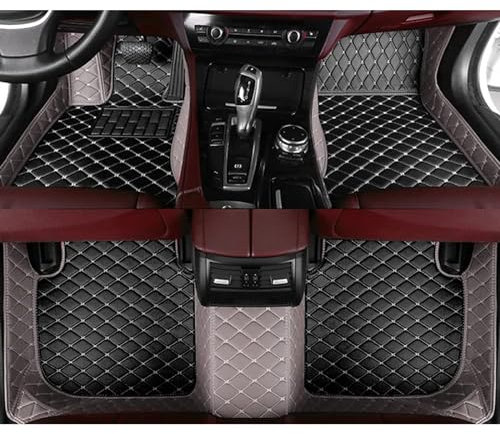 CAIYUANWANG Custom Auto-Fußmatten Passform für BMW X6 F16 2015-2019, Allwetter Wasserdicht Antirutschmatten Volle Abdeckung Schutz Bodenbelag, H/Black Gray