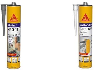 Sikaflex PRO 11 FC Purform Gris Béton - Mastic Polyuréthane PU Tout en 1, Multi-Matériaux Pour Joint et Collage Multi-Supports